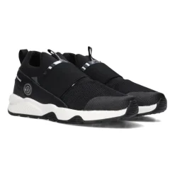 Czarne Sneakersy z Nylonu dla Chłopców