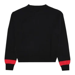 Czarny bawełniany sweter z logo N 21