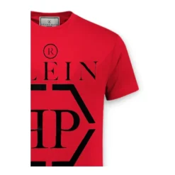 Czerwony T-shirt z krótkim rękawem 2QM004LAA2350979