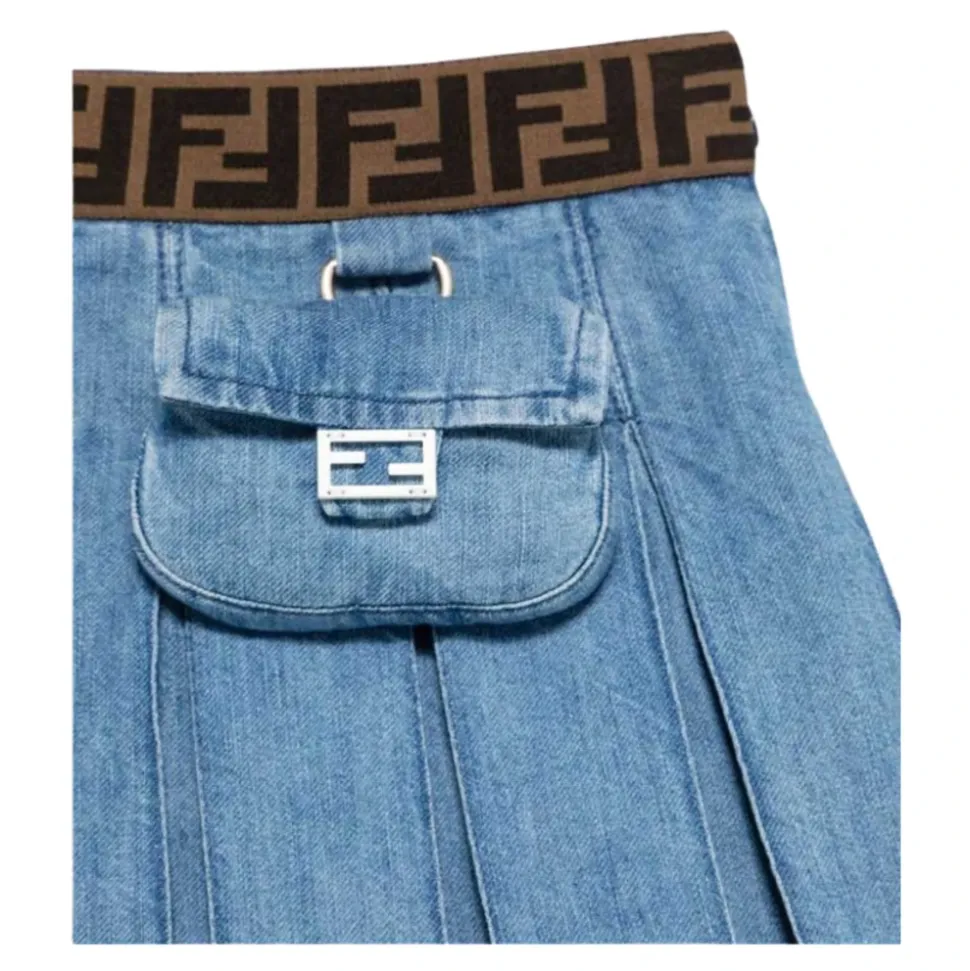 Denimowa Mini Spódniczka