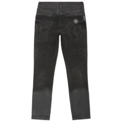 Denimowe Jegginsy Strass
