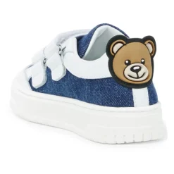 Denimowe Sneakersy z Misiem Teddy