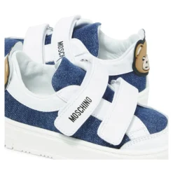Denimowe Sneakersy z Misiem Teddy