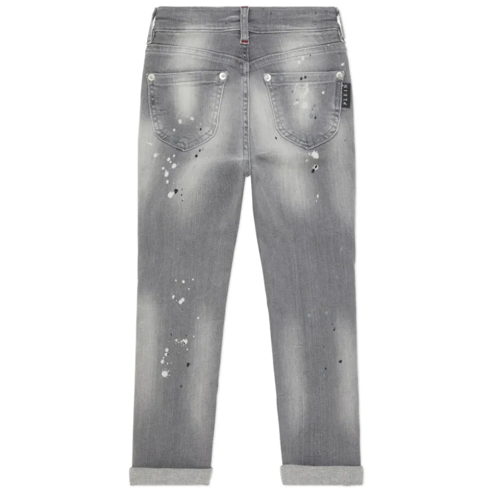 Denimowe spodnie Skinny Fit Italic