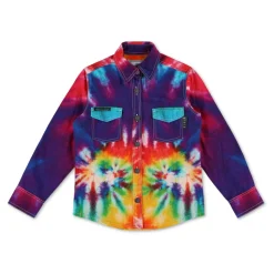 Denim Shirt Ls Tie Dye