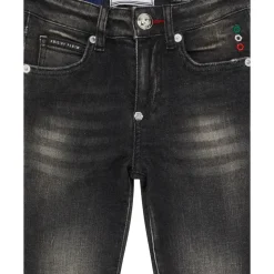 Denim Skinny Fit Trousers Italic