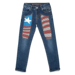 Dżinsy Slim Fit w kolorze niebieskim