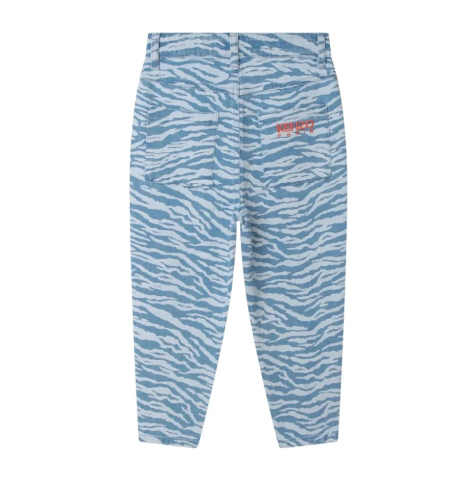 Dżinsy Slim Fit w zwierzęcy wzór