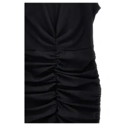 Draped Cotton Dress