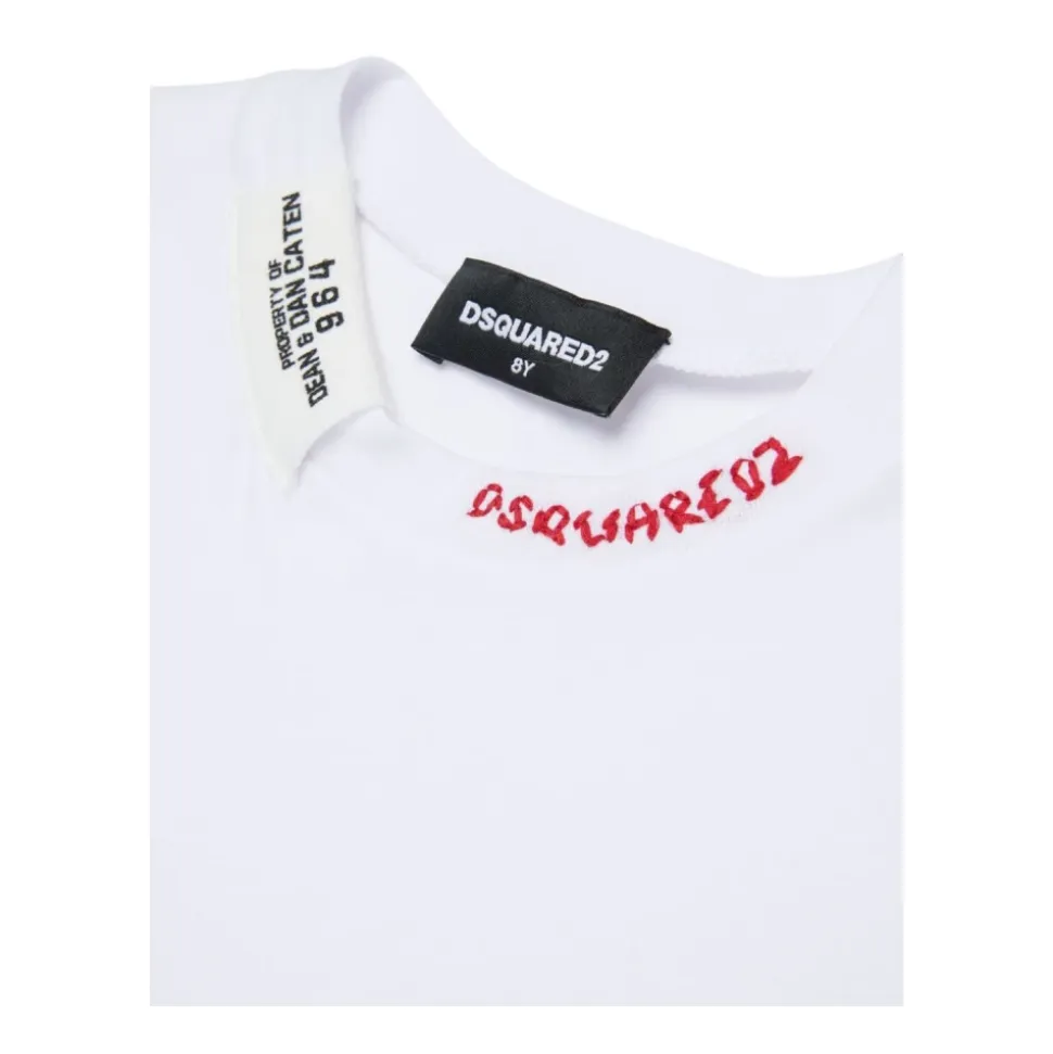 Dsquared2 T-shirty i Polo Biały