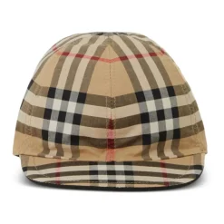 Dwustronna bawełniana czapka Vintage Check