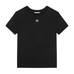 Dziecięce czarne T-shirty i Pola