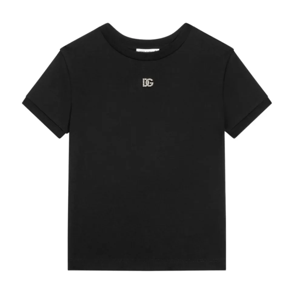 Dziecięce czarne T-shirty i Pola