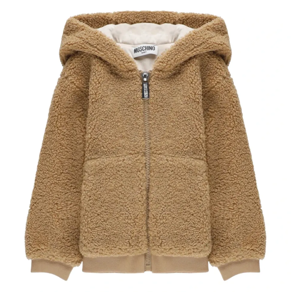 Dziecięcy Bouclé Bluza z Kapturem