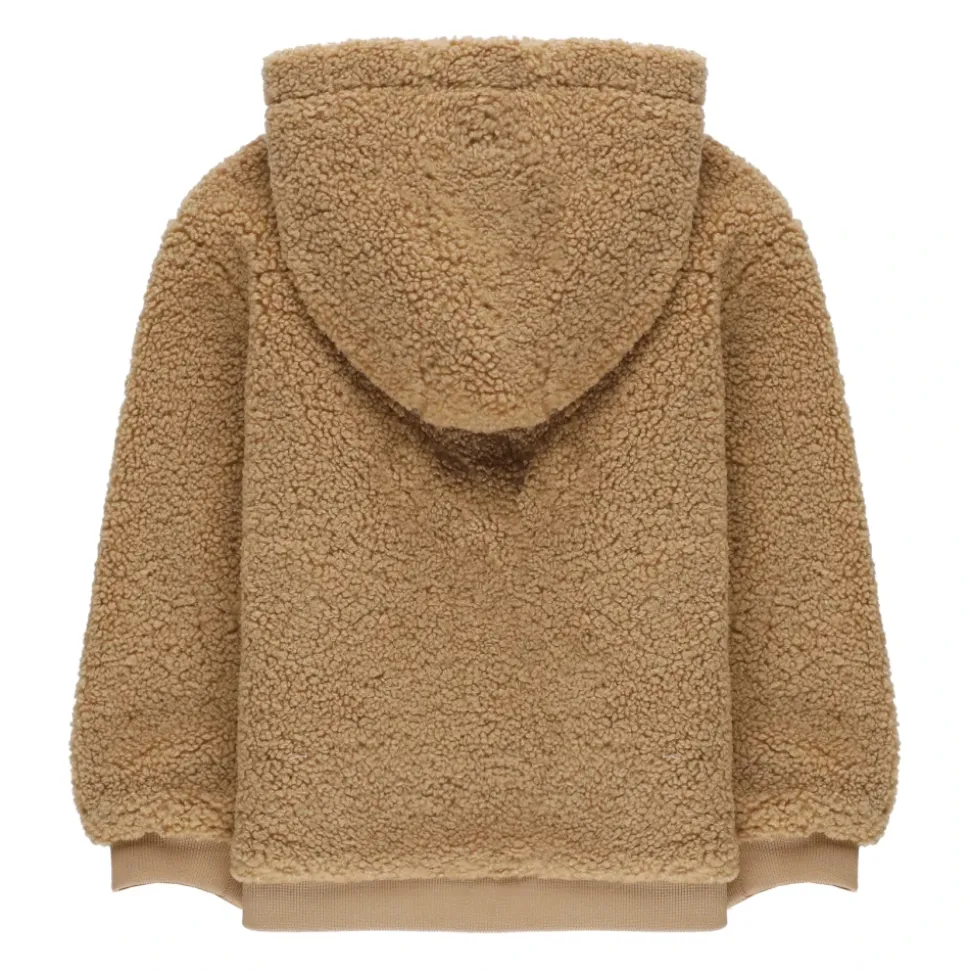 Dziecięcy Bouclé Bluza z Kapturem