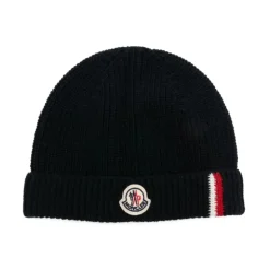Dziecięcy Niebieski Beanie z Logo