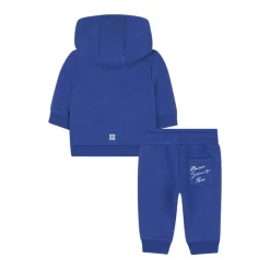 Dziecięcy Niebieski Hoodie z Nadrukiem Logo