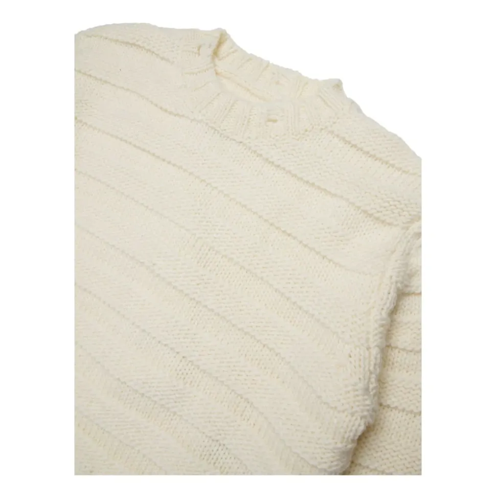 Dziecięcy Sweter z Logo Beżowy