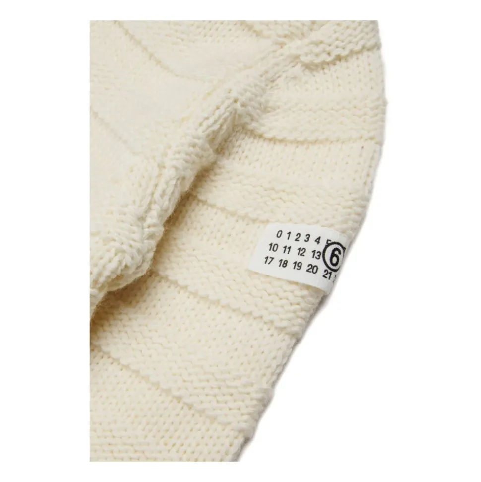 Dziecięcy Sweter z Logo Beżowy