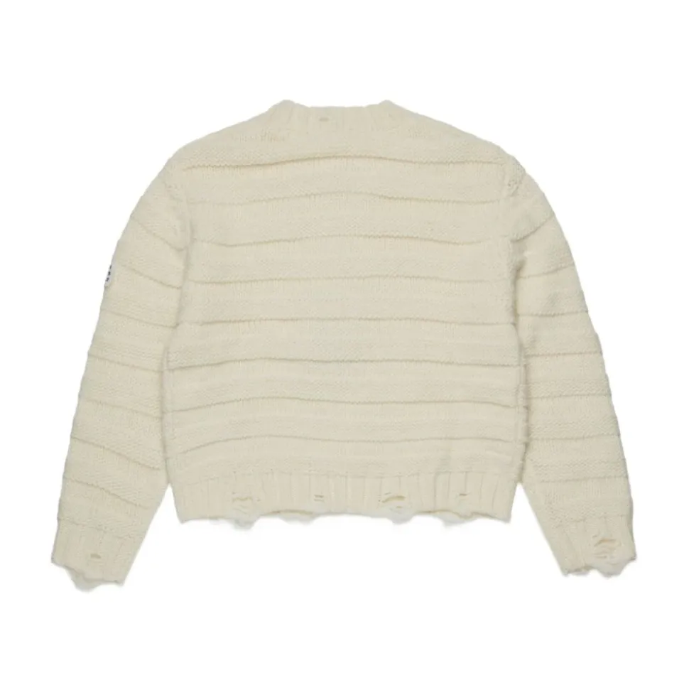 Dziecięcy Sweter z Logo Beżowy