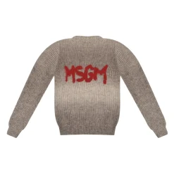 Dziecięcy sweter z logo Intarsia