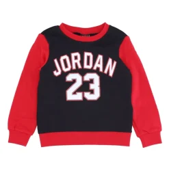 Dziecięcy Zestaw Dresowy Jordan Crew Czarny