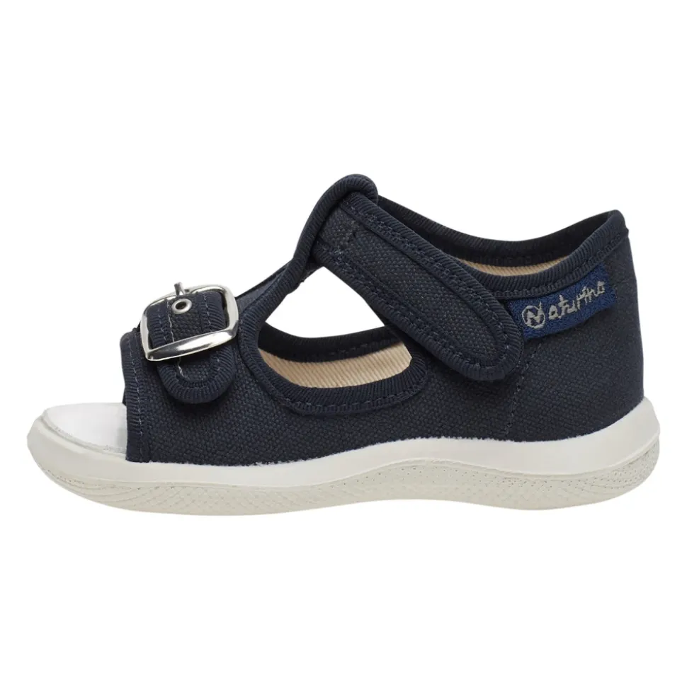 Fabric open toe sandals PAROS