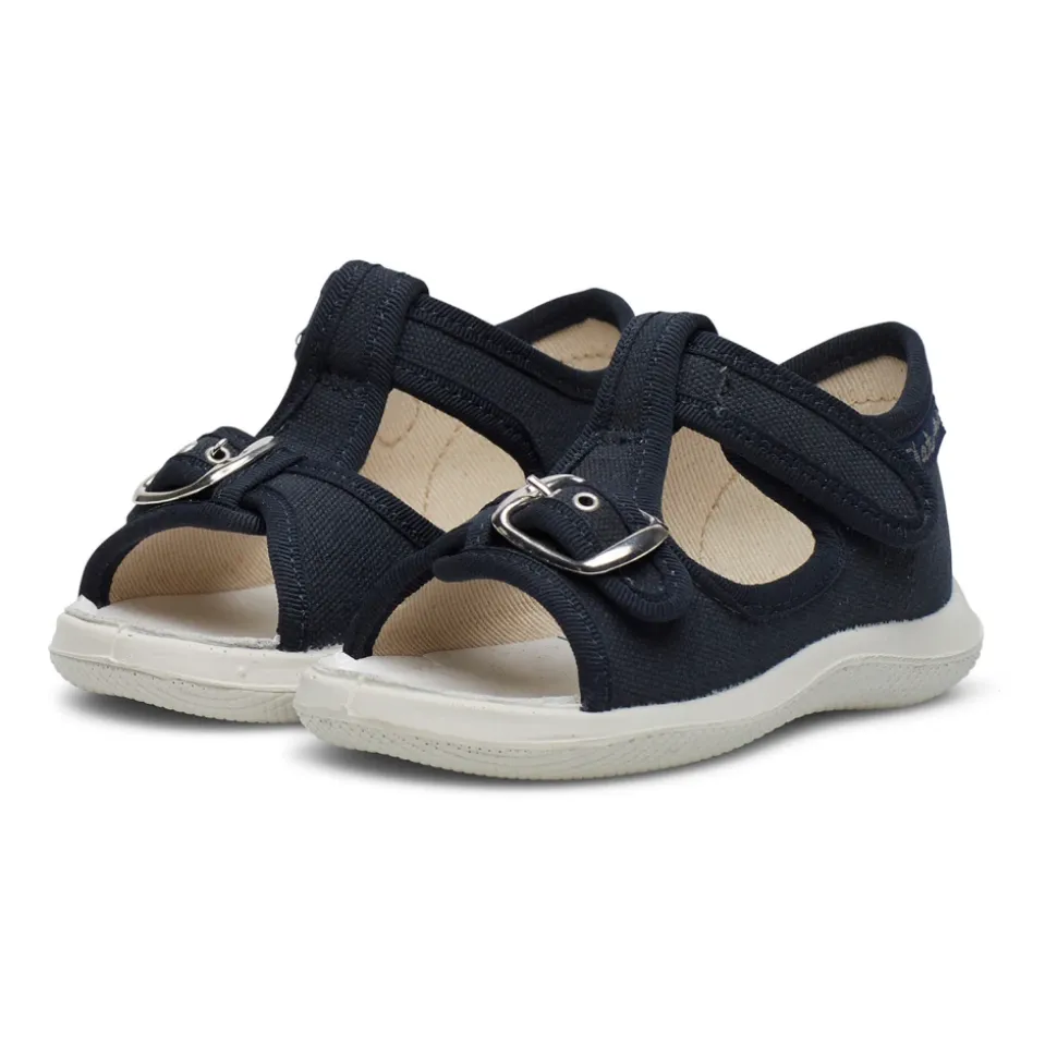 Fabric open toe sandals PAROS