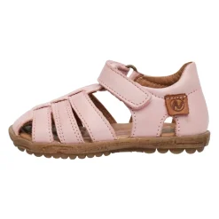 Half-closed leather sandals SEE