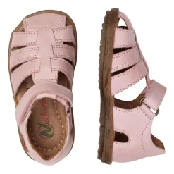 Half-closed leather sandals SEE
