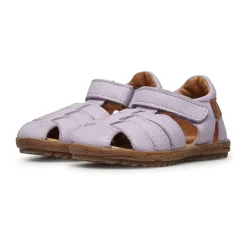 Half-closed leather sandals SEE