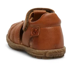 Half-closed leather sandals SEE