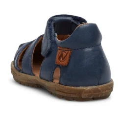 Half-closed leather sandals SEE