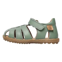 Half-closed leather sandals SEE