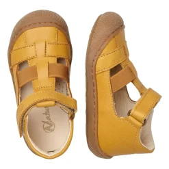 Half-closed sandals with elastic insert LANGEN
