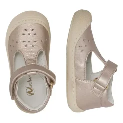 Half-closes laminted leather sandals INDIS