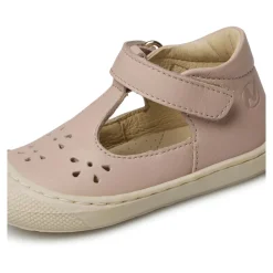 Half-closes leather sandals INDIS