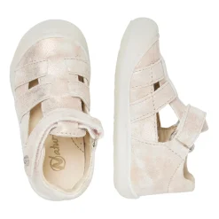 Half-open leather sandals BEDE