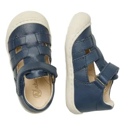 Half-open leather sandals BEDE