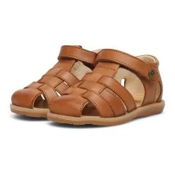 Half-open leather sandals ZAFFIRO