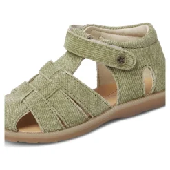 Half-open printed leather sandals ZAFFIRO