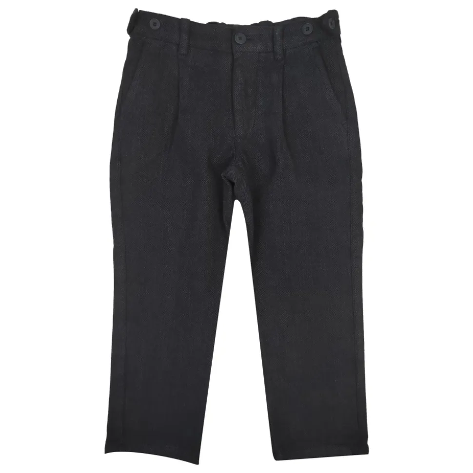 Herringbone Cotton Trousers