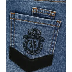 Jeansy Regular Fit z Herbem
