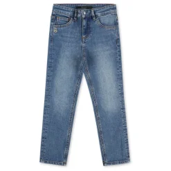 Jeansy Regular Fit z Herbem