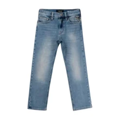 Jeansy regular fit z zwężaną nogawką
