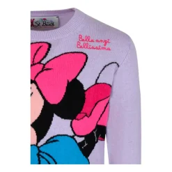 Kaszmirowy sweter z dekoltem o-neck