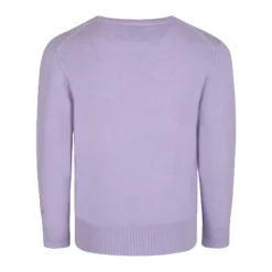 Kaszmirowy sweter z dekoltem o-neck