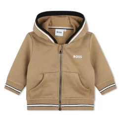 Kolorowy Sweter z Kapturem z Nadrukiem BOSS