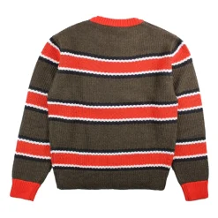 Kolorowy Sweter z Logo dla Chłopców