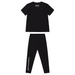 Komplet bawełniany T-shirt i legginsy z serii Logo